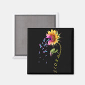 Sids-Bewusstsein Sweatshirt Magnet (Vorderseite/Rückseite)