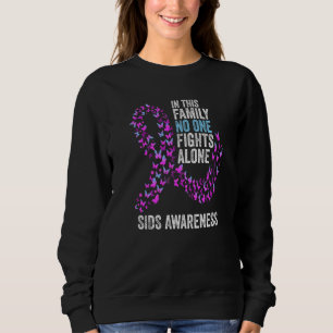 SIDS Sensibilisierungsmonat Schmetterlinge Rosa un Sweatshirt