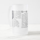 Siduri Bier-Tasse Mattglas Bierglas (Vorderseite Links)