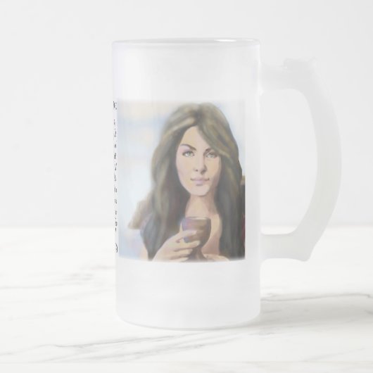 Siduri Bier-Tasse Mattglas Bierglas (Rechts)