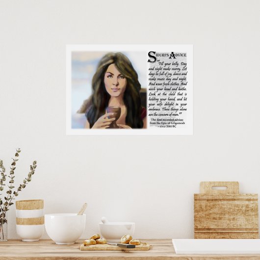 Siduris Advice Poster (Küche)