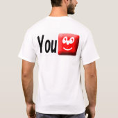 Sie Ⅴ君 - Gesicht T-Shirt (Rückseite)