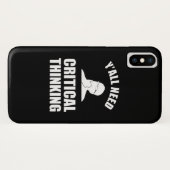 Sie alle brauchen kritisches Denken Case-Mate iPhone Hülle (Rückseite (Horizontal))