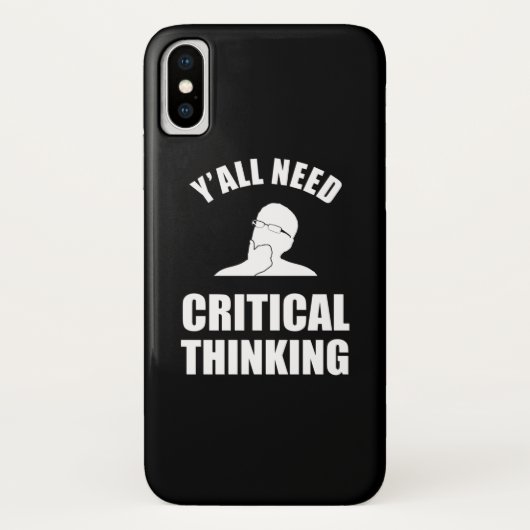 Sie alle brauchen kritisches Denken Case-Mate iPhone Hülle (Rückseite)