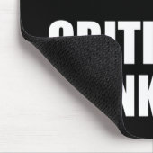 Sie alle brauchen kritisches Denken Mousepad (Ecke)