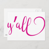 Sie alle postkarte (Vorne/Hinten)