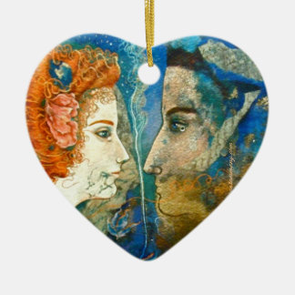 "Sie allein sind wirklich zu mir…"  Rilke - Keramikornament