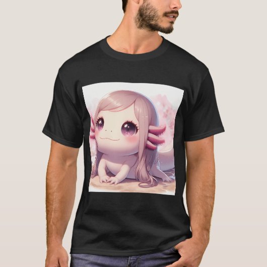 Sie als Axolotl T-Shirt (Vorderseite)