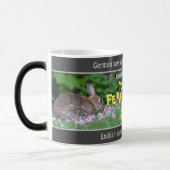 Sie alt FEAR-RABBIT - albern übersetzt Deutsch! Verwandlungstasse (Links)