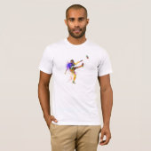 sie american football zu player man kicking zu T-Shirt (Vorne ganz)