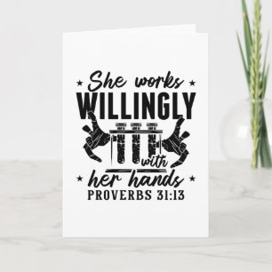 Sie arbeitet bereitwillig Labrador Tech Labortechn Karte