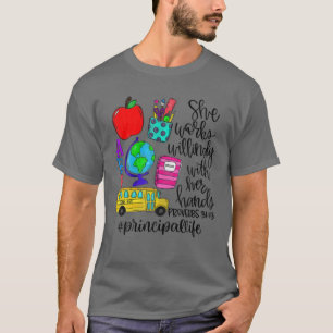 Sie arbeitet bereitwillig mit ihren Händen Christl T-Shirt