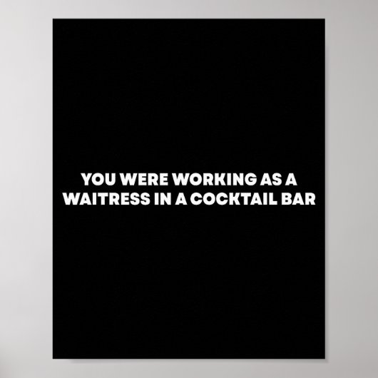 Sie arbeiteten als Kellnerin in einer Tail Bar _6 Poster (Vorne)