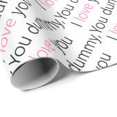 Sie Attrappe, i-Liebe Sie Geschenkpapier (Rolleneckpunkt)