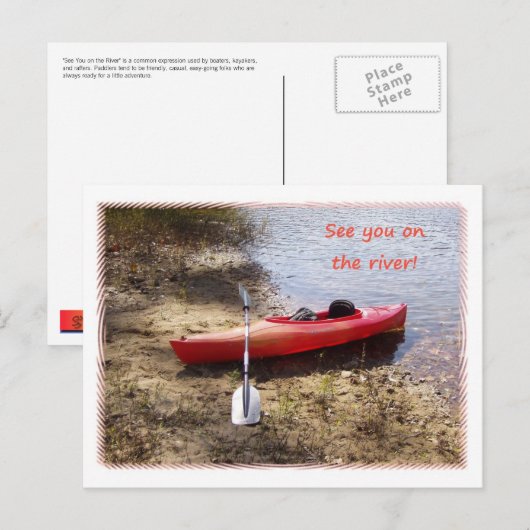 Sie auf der Postkarte sehen (Vorne/Hinten)