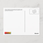 Sie auf der Postkarte sehen (Rückseite)