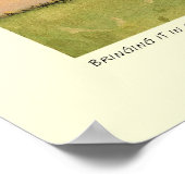 Sie auf einem Flügel und einem Gebet einbringen Poster (Ecke)