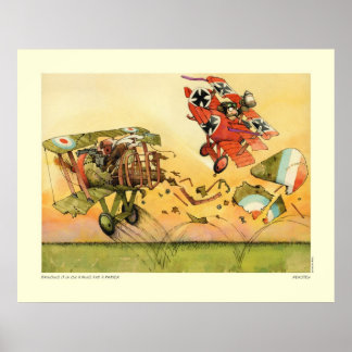 Sie auf einem Flügel und einem Gebet einbringen Poster