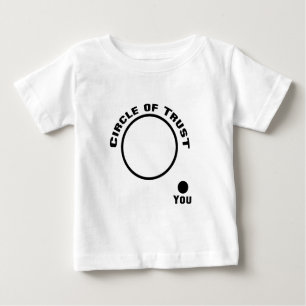 Sie außerhalb des Kreises des Vertrauens Baby T-shirt