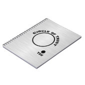 Sie außerhalb des Kreises des Vertrauens Notizblock (Linke Seite)