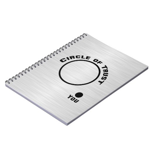 Sie außerhalb des Kreises des Vertrauens Notizblock (Linke Seite)