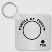 Sie außerhalb des Kreises des Vertrauens Schlüsselanhänger (Vorderseite)