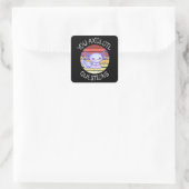 Sie axolotale Fragen Quadratischer Aufkleber (Tasche)