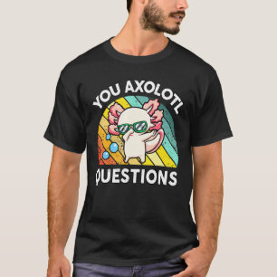Sie Axolotl Fragen Kinder Cute Squishmallows Axo T-Shirt