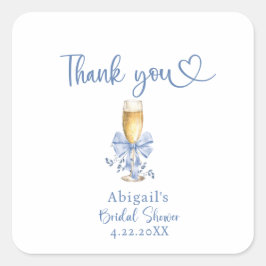 SIE BAUT DAS KNOCHEN BLAUE BRAUTPARTY RUNDER AUFKLEBER