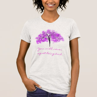 "Sie bedauern nie, netter" u. Lavendel-Baum zu T-Shirt