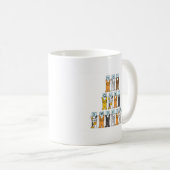 Sie beendigten zu rauchen, Cartoon-Katzen Kaffeetasse (VorderseiteRechts)