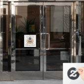 Sie befinden sich auf Dakota Land Window Fensteraufkleber (Büro Tür)