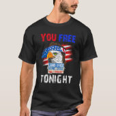 Sie befreien heute Abend Adler Mullet Us American T-Shirt (Vorderseite)