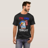 Sie befreien heute Abend Adler Mullet Us American T-Shirt (Vorne ganz)
