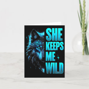 Sie Behalte mir Wild Happy Valentine Apparel Karte