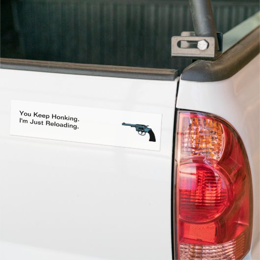 Sie behalten Honking. Ich lade neu Autoaufkleber (Auf Lkw)