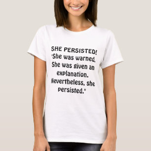 Sie beharrte auf einem Zitat, um Senator Warren Ru T-Shirt