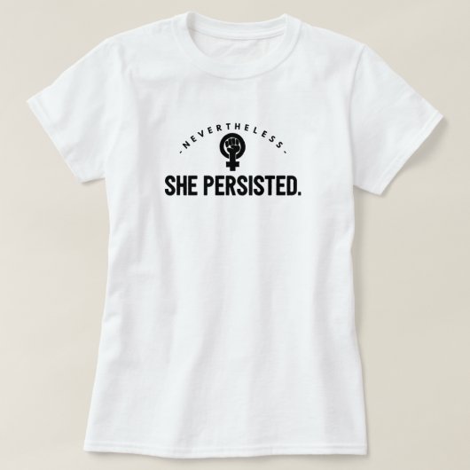 Sie beharrte auf T - Shirt (Design vorne)