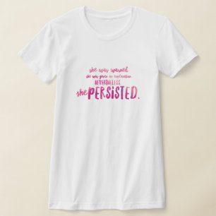 Sie beharrte auf T - Shirt