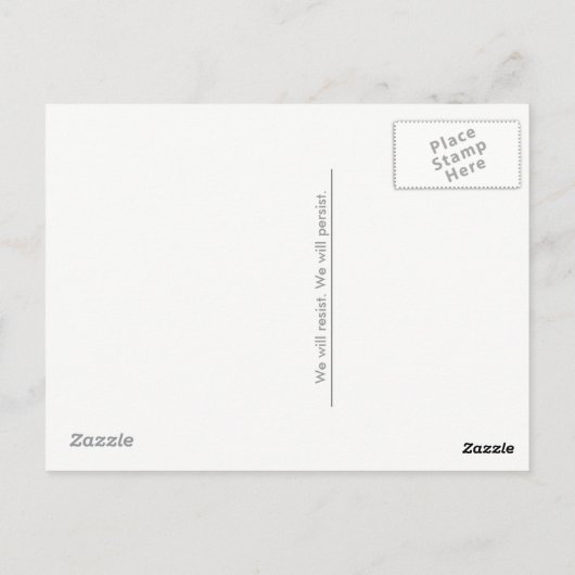 Sie beharrte darauf. postkarte (Rückseite)