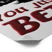 Sie bekommen ein besseres Dirt Bike Motocross Plak Poster (Ecke)