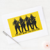 Sie bekommen, was Sie für das Set "Aufkleber" stim Rechteckiger Aufkleber (Umschlag)