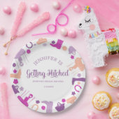 Sie bekommt heftigen Spaß Reittiere Brautparty Pappteller (Party)