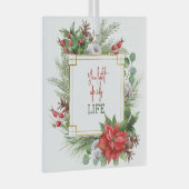 Sie beleuchten meinen Lebensraum Ornament Aus Glas (Vorderseite Rechts)