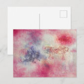 Sie Bellows, wir spielen 1928 von Paul Klee Postkarte (Vorne/Hinten)