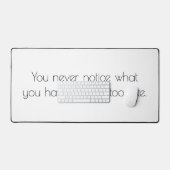 Sie bemerken nie die Schreibtischmatte (Tastatur & Maus)