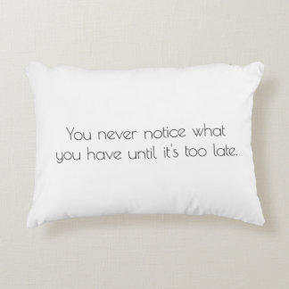 Sie bemerken nie ein akzentes Pillow Dekokissen