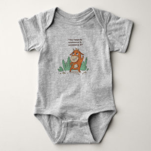 "Sie benötigen mooove es" Babyausstattung: Baby Strampler