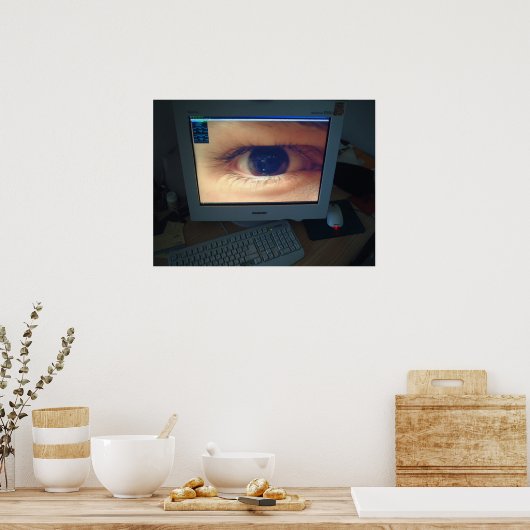 Sie beobachten dich poster (Küche)