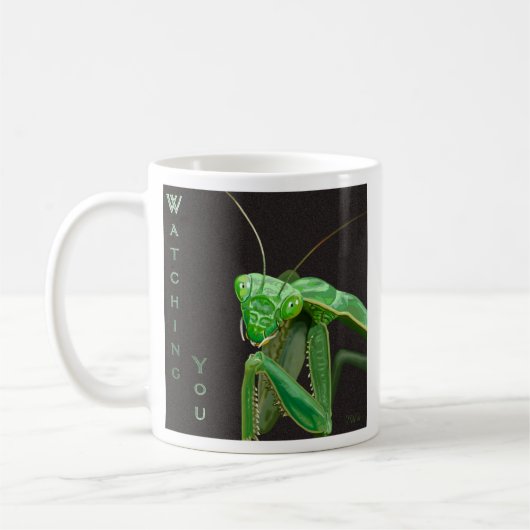 Sie beobachten - Grüne Version Kaffeetasse (Links)
